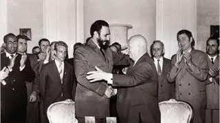 Fidel Castro i Nikita Chruszczow w 1961 roku