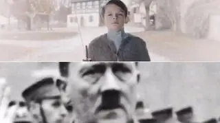 Filmik sugeruje, że mały chłopczyk, to Adolf Hitler