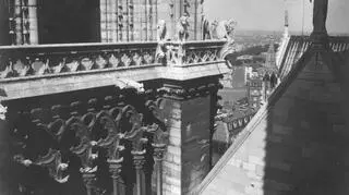 Fragment Katedry Notre-Dame, 1932r.