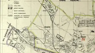 Fragment planu miasta z 1935 r.
