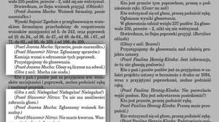 Fragment stenogramu