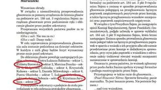 Fragment stenogramu