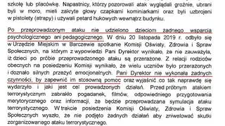 Fragment uzasadnienia decyzji burmistrza ws