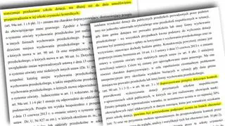 Fragment uzasadnienia zmian w ustawie o systemie oświaty