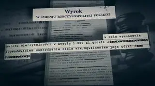 Fragment wyroku w sprawie Wiesława K., pseudonim Simon