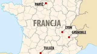 Francja. Miasta, w których w nocy z niedzieli na poniedziałek (15/16 listopada) doszło do akcji antyterrorystów