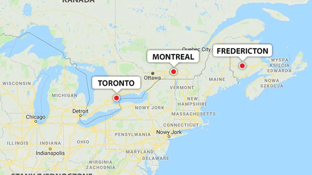 Fredericton w Nowym Brunszwiku