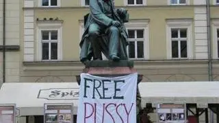 Free Pussy Riot - protest na Rynku 