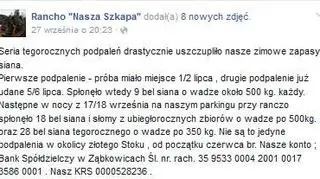 Fundacja prosi o pomoc 