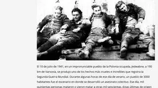 Gazeta zilustrowała artykuł o Jedwabnem zdjęciem zamordowanych tzw