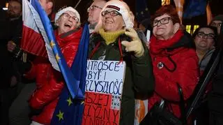 Gdański protest w obronie sędziów