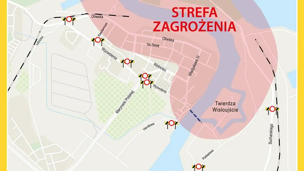 Gdzie jest strefa zagrożenia? 