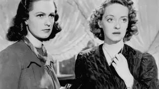 Geraldine Fitzgerald i Bette Davis w filmie "Dark Victory"