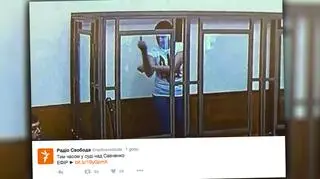 Gest Sawczenko w rosyjskim sądzie 