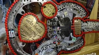 Gitara została wykonana z części motocyklowych przez MotoTurystę ze Śląska