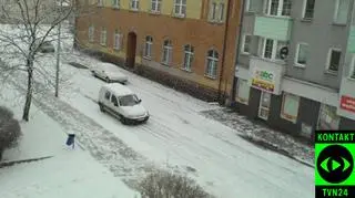 Giżycko przykryte białym puchem (fot.:Andrzej)