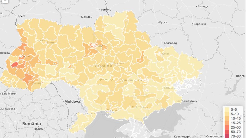 Głosy oddane na Samopomoc