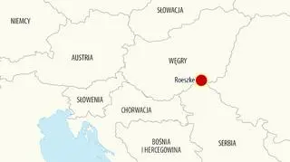 Główne przejście na granicy serbsko-węgierskiej znajduje się w okolicy miejscowości Roeszke 