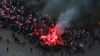 Gorąco na trasie Marszu Niepodległości 