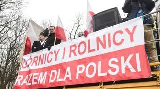 Górnicy pod kancelarią premiera 
