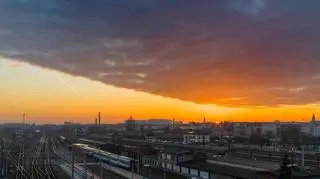 Granica chmur nad Łazarzem