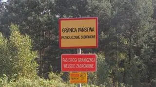 Granica, jak zaznaczają funkcjonariusze, jest dobrze oznaczona