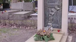 Grób Elżbiety Czyżewskiej na warszawskich Powązkach