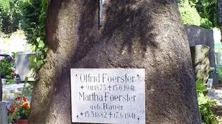 Grób Otfrida Foerstera i jego żony na wrocławskim cmenatrzu