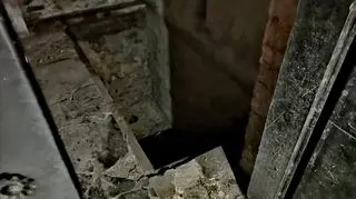 Grobowiec, do którego wpadł mężczyzna