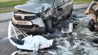 Groźny wypadek w Leźnie na Pomorzu