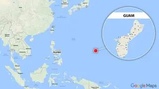 Guam leży w zachodniej części Oceanu Spokojnego