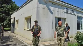 Gubernator Moskal na stacji Switłanowe 