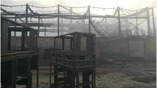 Hala była cała w ogniu