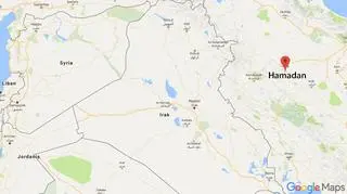 Hamadan leży około 900 km od Syrii