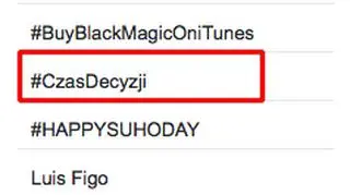 Hashtag #CzasDecyzji znalazł się w światowych trendach na Twitterze