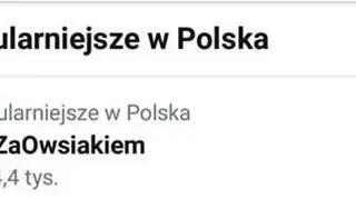 Hashtag #MuremZaJurkiem pojawił się w trendach na Twitterze na pierwszym miejscu