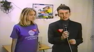 Hosts of the first GOCC Grand Finale: Monika Stanisławska and Michał Koliński