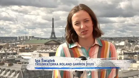 Iga Świątek w Paryżu