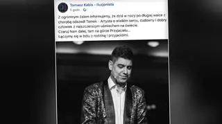 Iluzjonista Tomasz Kabis nie żyje