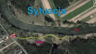 Infografika, przedstawiająca w którym miejscu odbywała się akcja
