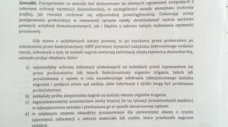 Informacja ministerstwa sprawiedliwości