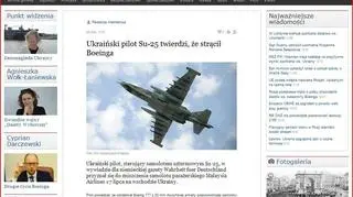 Informację opartą na tekście satyrycznym powtórzył i "Głos Rosji"