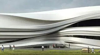 Inspiracją dla budynku była Żółta Rzeka