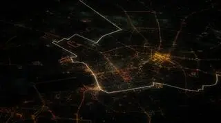 Instalacja świetlna "LICHTGRENZE"