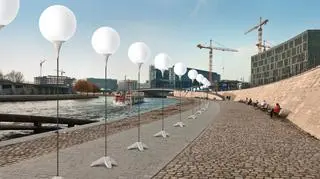 Instalacja świetlna "LICHTGRENZE"