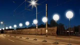 Instalacja świetlna "LICHTGRENZE"