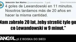 Internauci skomentowali wyczyn Lewandowskiego
