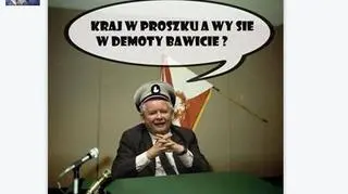 Internauci żartują z postu Platformy