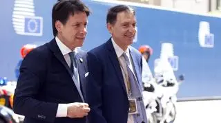 Italian Prime Minister Giuseppe Conte at the EU summit
