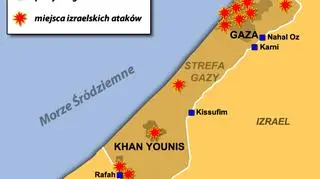 Izraelskie siły od 11 dni atakują Strefę Gazy